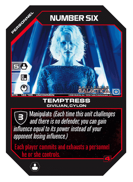 Number Six, Temptress
